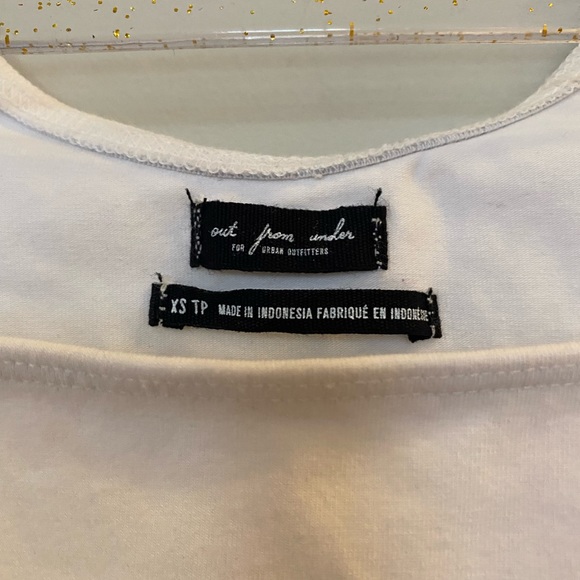 White Urban Outfitters “Out from Under Susan Square Neck Bodysuit” - Picture 4 of 5